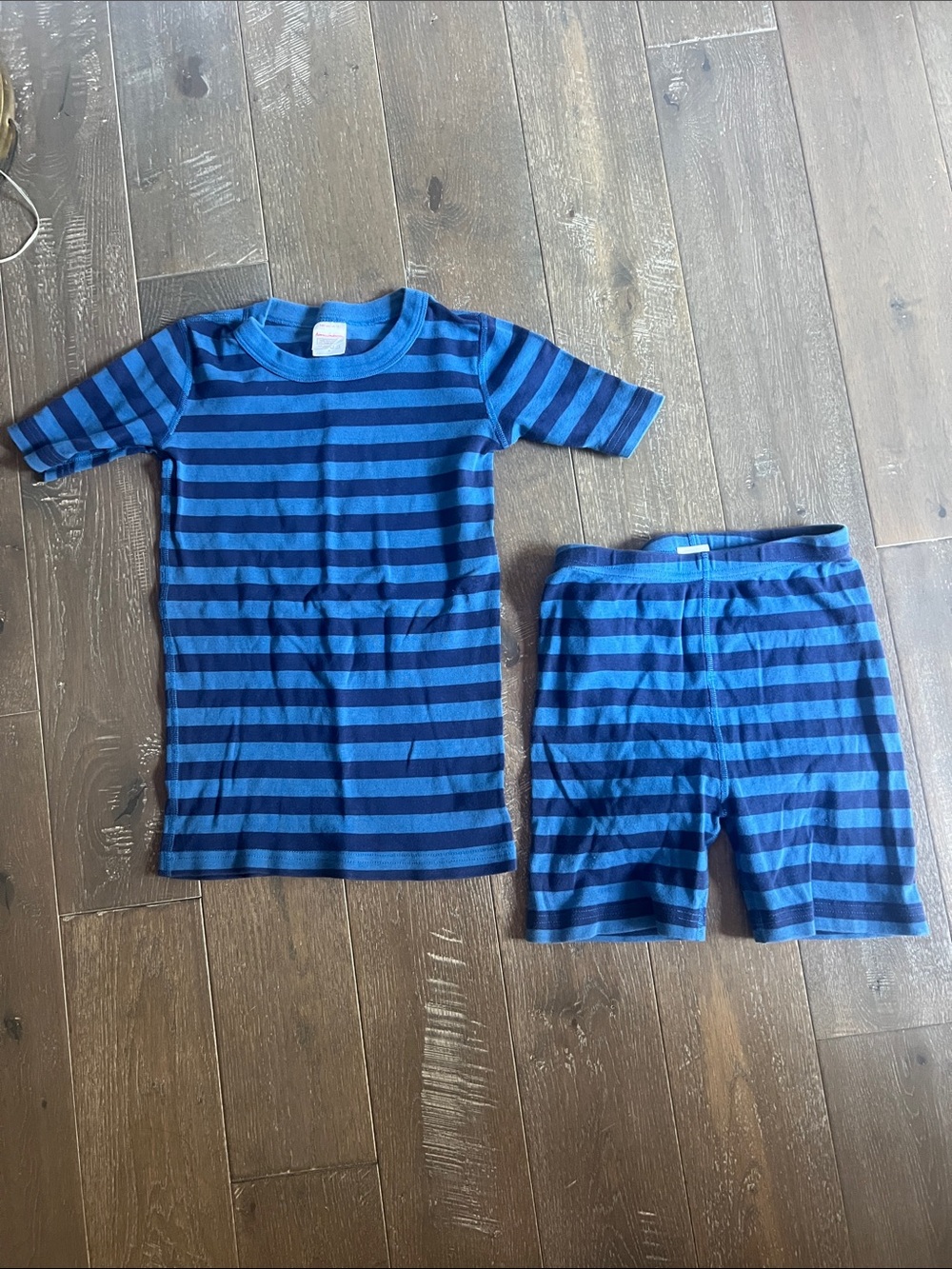 Hannah Andersson Blue Striped Kids Pajama Set -